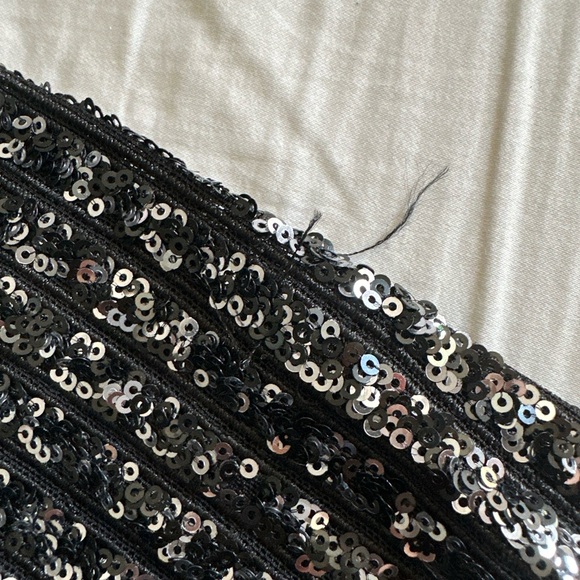 Zadig & Voltaire Black Sequin Open Blazer Size Small - Picture 9 of 10